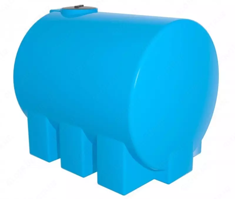Емкость горизонтальная Ирпласт ЭВГ-5000  объем 5000 литров  усиленная (Арт. - 1246413) Голубая