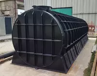 Gorizontal bak Irplast EVG-L 10000 l  tolqin amortizatori bilan (1246423-modda) Qora