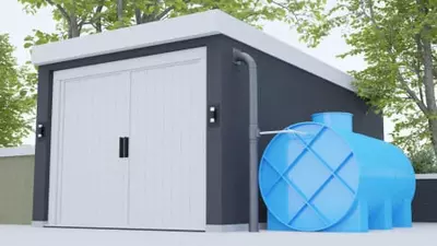   Irplast gorizontal bak EVG-L 3000 l  tolqin amortizatori bilan (1246424-modda) Moviy