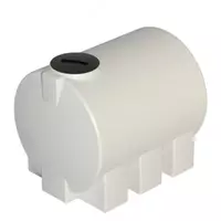 Емкость горизонтальная Ирпласт ЭВГ-500  объем 500 литров  отводы (Арт. - 1246433) Белая