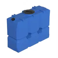 Tortburchak (vertikal) idish Irplast EK-2000  hajmi 2000 litr  qopqoq 152 mm (Art. - 1246447) Moviy