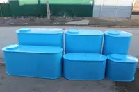   Емкость горизонтальная Ирпласт SK-L 1500  объем 1500 литров (Арт. - 1246457) Голубая