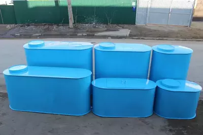   Емкость горизонтальная Ирпласт SK-L 1500  объем 1500 литров (Арт. - 1246457) Голубая