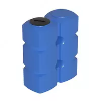 Емкость вертикальная Ирпласт К 1000  объем 1000 литров (Арт. - 1246539) Голубая