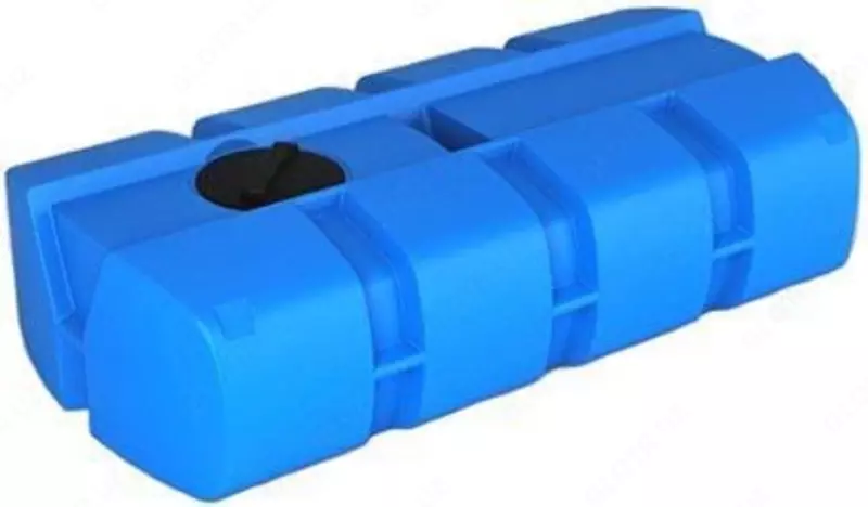 Gorizontal bak Irplast AUTO 1000  hajmi 1000 litr  chiqish joyi (Art. - 1246543) Moviy rang