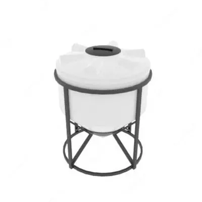  Емкость конусная 45° Ирпласт крышка 350 мм (Арт. - 1246637) Белая - 