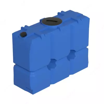 Емкость вертикальная (под топливо) Ирпласт ЕК 2000  объем 2000 л  крышка 450 мм (Арт. - 1246651) Голубая