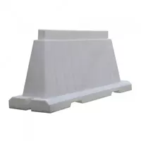 Блок-барьер дорожный водоналивной (пластик)  1500 мм (Арт. - 1249578) Белый