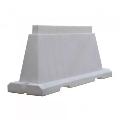 Suv bilan toldirilgan yol tosigi bloki (plastik)  1500 mm (1249578-modda) Oq rang