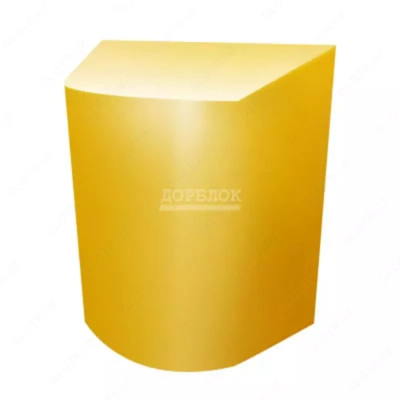 Yol buferi (eksenel) 920×1200×1250 mm  plastmassa (1249581-modda) Sariq