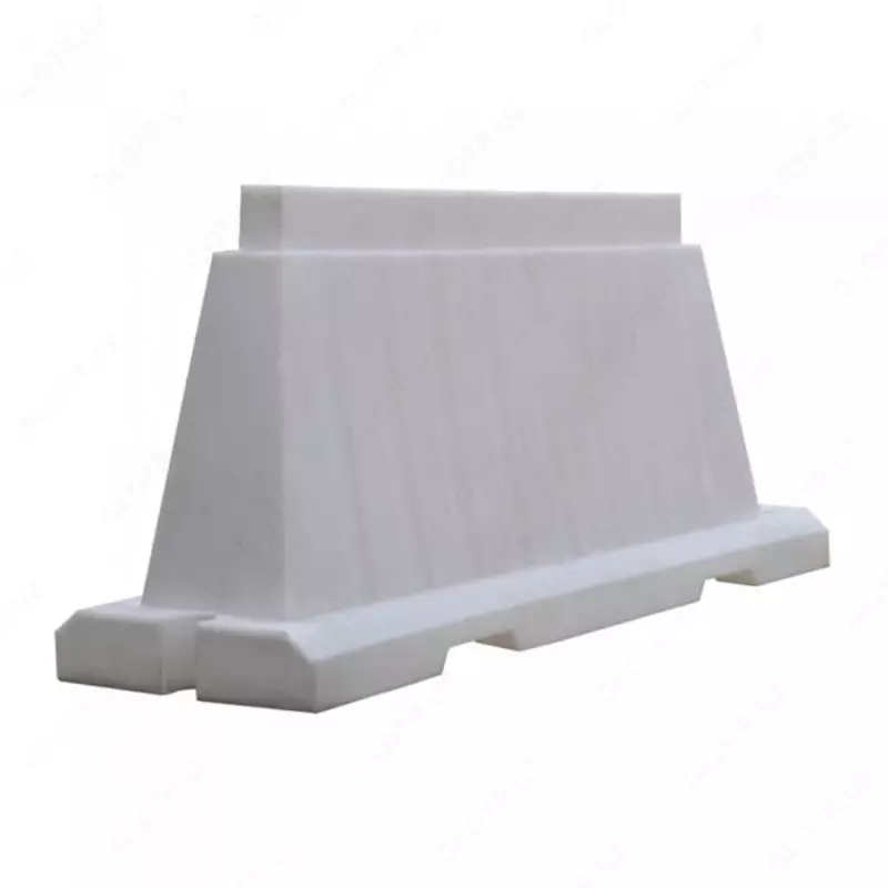 Блок-барьер дорожный вставной (пластик)  1500 мм (Арт. - 1249582) Белый