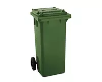 Мусорный контейнер (мобильный) 240 литров  пластик (Арт. - 1249589) Зеленый