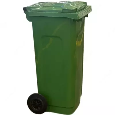 Chiqindi konteyneri (mobil) 240 litr  plastik (1249588-modda) Qizil