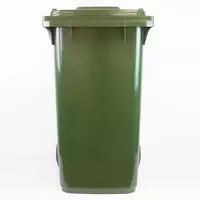  Мусорный контейнер (мобильный) 120 литров  пластик (Арт. - 1249591) Зеленый