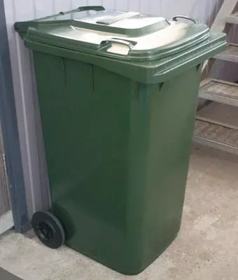  Chiqindi konteyneri (mobil) 240 litr  plastik (1249588-modda) Qizil Chakana savdo