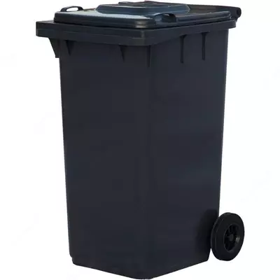   Мусорный контейнер (мобильный) 240 литров  пластик (Арт. - 1249594) Серый