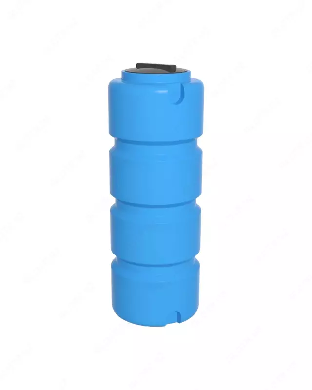 Ёмкость ЭВЛ 500 л голубая с отводами  крышка 450 мм