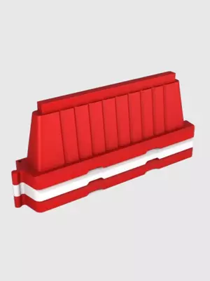 Yo‘l to‘sig‘i blok 1500 mm qizil (vstavnoy)