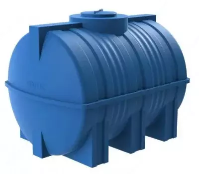  1500 л ko‘k rangli chiqishlari bilan sig‘im - 