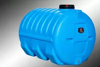   1500 л ko‘k rangli chiqishlari bilan sig‘im