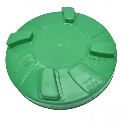  Крышка для септика 800 мм зелёная усиленная - 