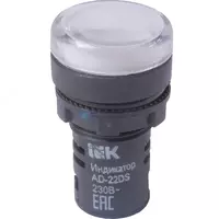  LED signal indikatori AD22‑22DS/B  220 VAC (1310692-modda) Oq rang Chakana savdo