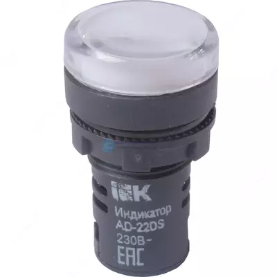  LED signal indikatori AD22‑22DS/B  220 VAC (1310692-modda) Oq rang Chakana savdo