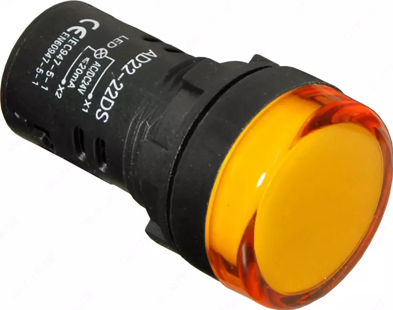  LED signal indikatori AD22‑22DS/B  220 VAC (1310695-modda) Sariq - 