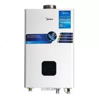 Газовый водонагреватель Midea JSG22-12HC2 (турбо) + дымоход: