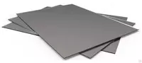 ПВХ-металл PLASTFOIL FERROPLAST 1000x2000 метал-0 6 мм пвх0 8 RAL 7030