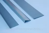   ПВХ-металл PLASTFOIL FERROPLAST 1000x2000 метал-0 6 мм пвх0 8 RAL 7030
