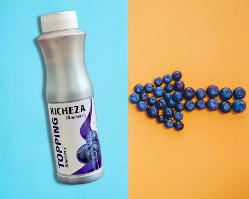 Richeza Ko‘k meva (chernika) toppingi Richeza
