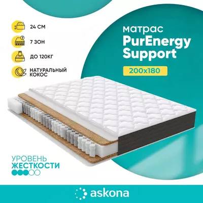 Анатомический матрас PurEnergy Support 160x200