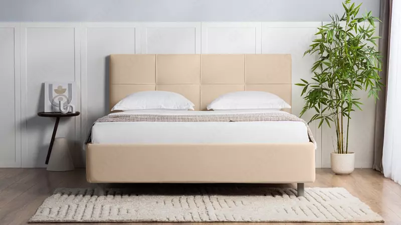 Кровать Elisa nova Тк. Casanova Milk 160x200