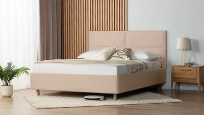 Кровать Orlando nova Тк. Casanova Milk 160x20 - от 7 320 000 сум / шт