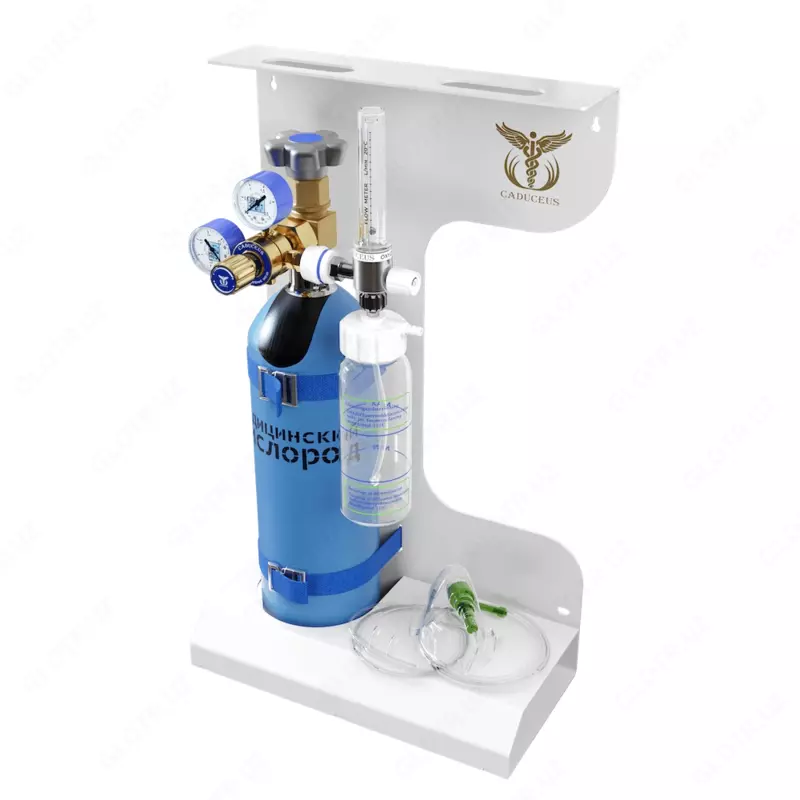 Кислородный ингалятор CADUCEUS (кислородный баллон с маской для дыхания) - по запросу