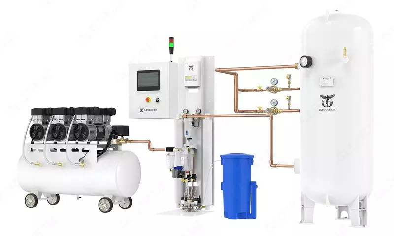 Масляные воздушные поршневые компрессорные станции CADUCEUS AIRCAD P - по запросу