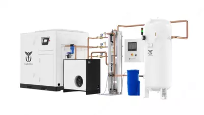 Спиральные безмасляные воздушные компрессорные станции с ременным приводом CADUCEUS AIRCAD DS-B - Цена по запросу