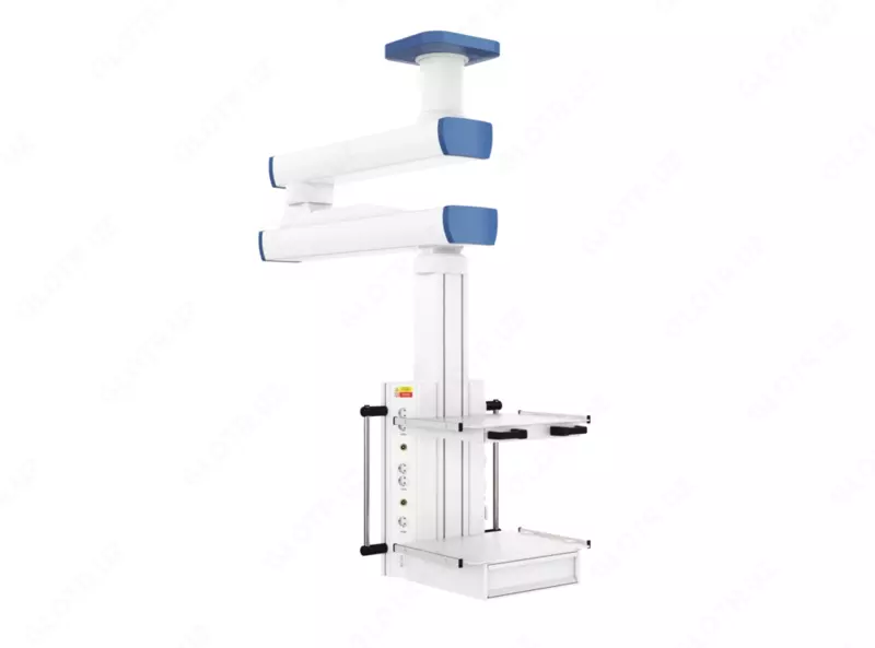 Потолочная двухплечевая вертикальная медицинская консоль CADUCEUS C2E-V