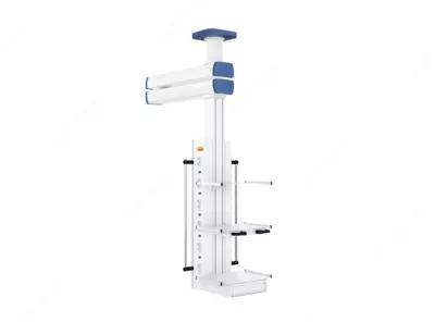 Потолочная двухплечевая медицинская консоль CADUCEUS C2-V