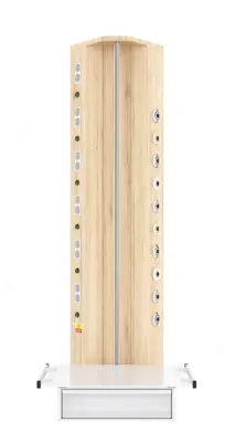 Цена по запросу Медицинская консоль настенная вертикальная CADUCEUS CS07L