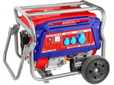 Бензиновый генератор "Emtop" EGGRD6511