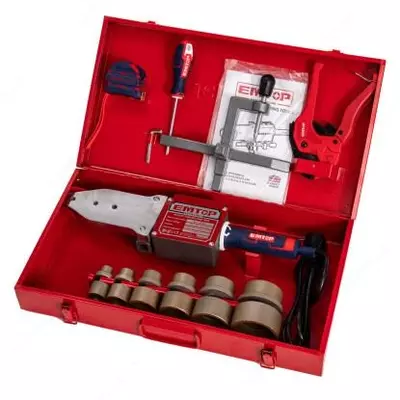 655 180.9 сум / шт Паяльник для сварки пластиковых труб EMTOP EPTW15001