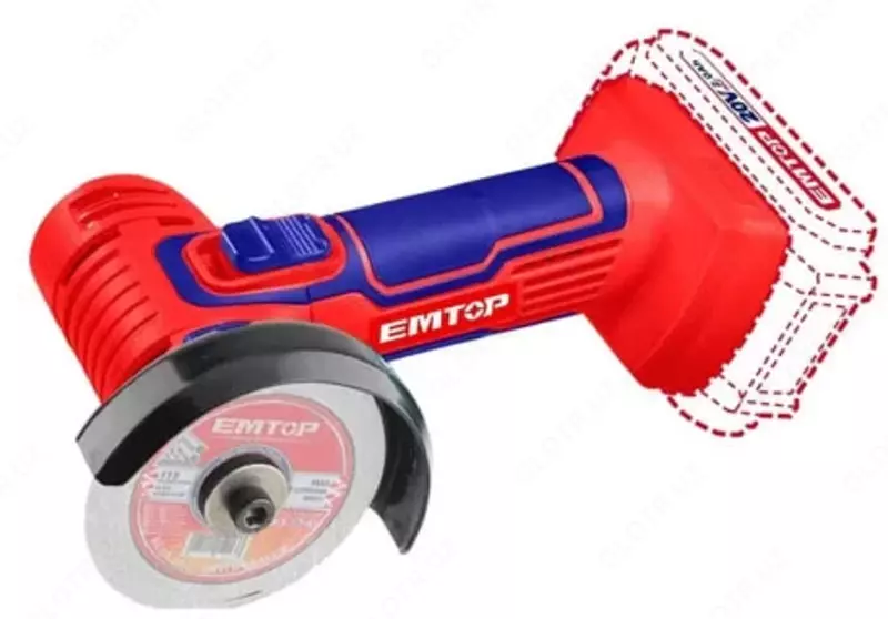 Аккумуляторная мини-отрезная циркулярная пила "EMTOP" ELAG76017