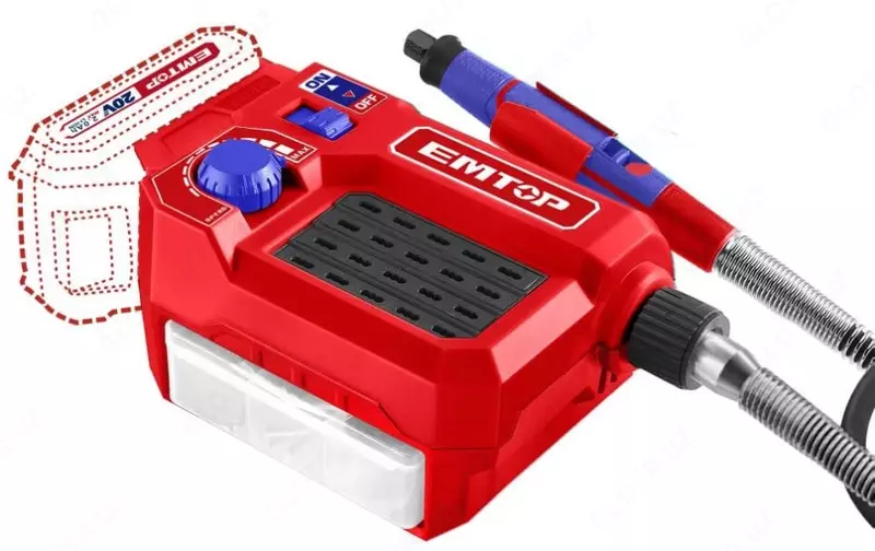 Аккумуляторный гравер "EMTOP" ELMG2001