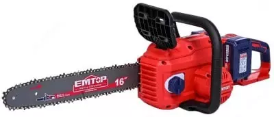 Аккумуляторная цепная пила "EMTOP" ELGA401682