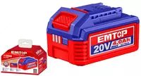 Литий-ионный аккумулятор "EMTOP" EBPK20021 — 20 В