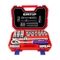 Набор торцевых головок "Emtop" ESKT12211