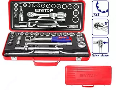 "Emtop" ESKT12243 rozetka to'plami