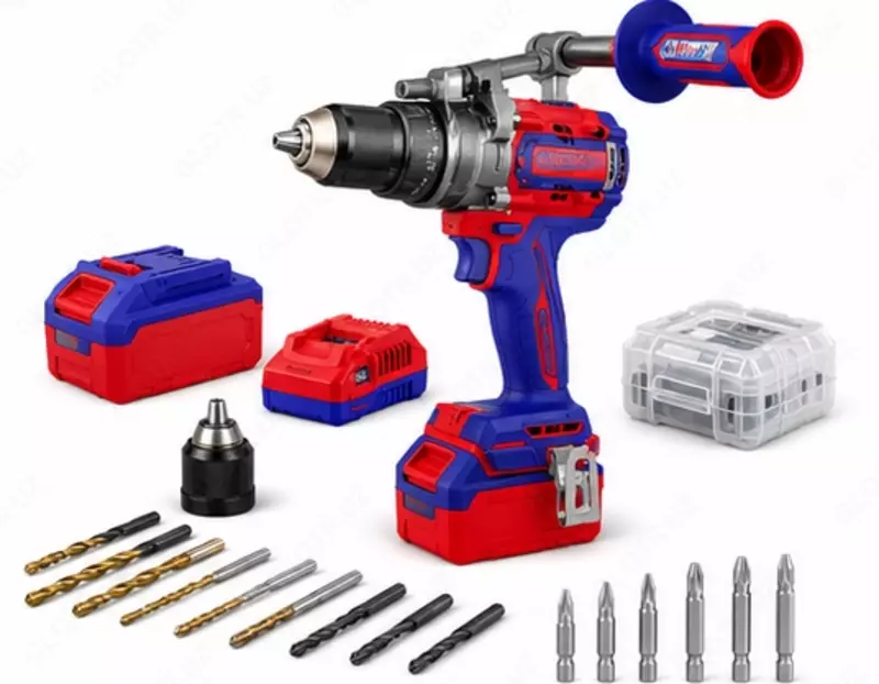  Cho‘tkasiz akkumulyatorli zarbali drel-shurup buragich - 